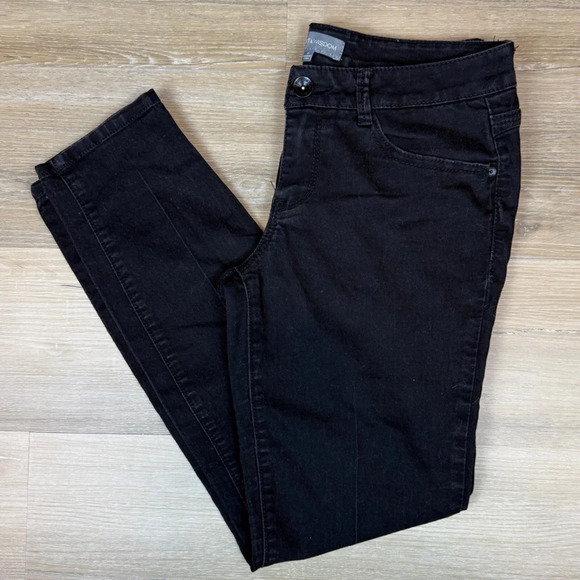 Wit & Wisdom pressed black denim skinny jeans, size 6 - Picture 1 of 9